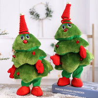 HKM-402643 Singing and Dancing Christmas Plush Toy for Kids - 42cm Soft Plush Doll