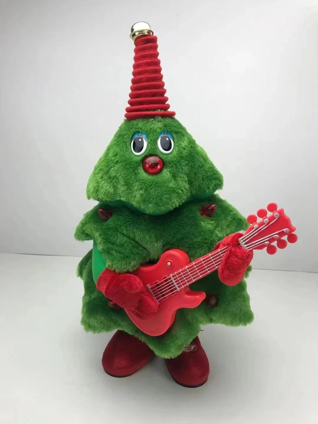 HKM-402643 Singing and Dancing Christmas Plush Toy for Kids - 42cm Soft Plush Doll