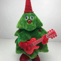 HKM-402643 Singing and Dancing Christmas Plush Toy for Kids - 42cm Soft Plush Doll