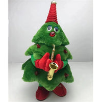 HKM-402643 Singing and Dancing Christmas Plush Toy for Kids - 42cm Soft Plush Doll