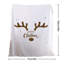 HKM-403219 Soft Flannel Velvet Deer Antler Pattern Blanket for Sofa, Camping, and Napping - Multiple Sizes Available