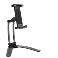 HKM-403283 Wall-Mounted Adjustable Support Frame for 5-15.6 Inch Tablets and Monitors in Silver-White and Black