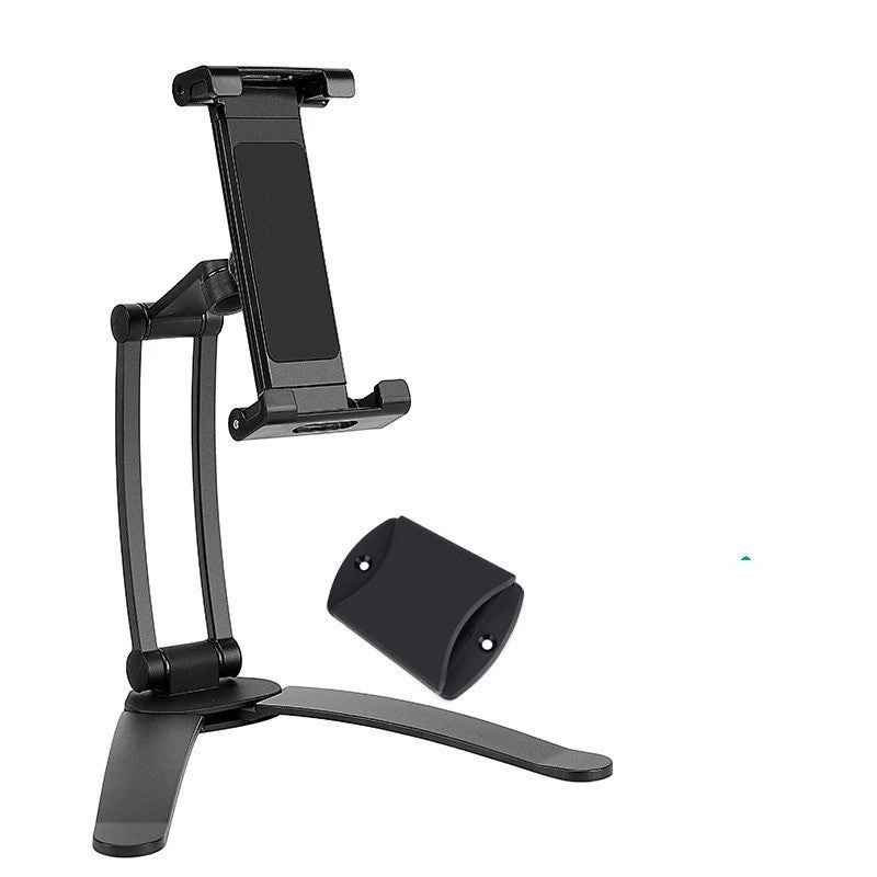 HKM-403283 Wall-Mounted Adjustable Support Frame for 5-15.6 Inch Tablets and Monitors in Silver-White and Black