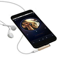 HKM-403411 Aluminum Alloy 2-in-1 Type-C Audio Adapter with Elbow Design