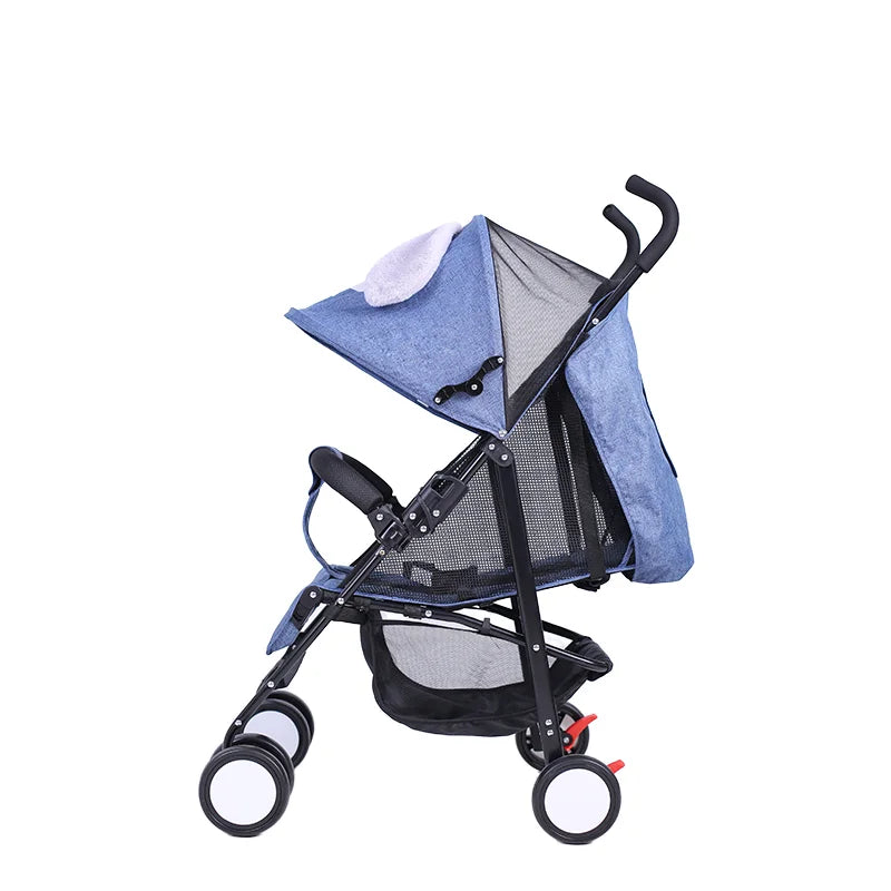 KTX-403411 Foldable 2-in-1 Baby Stroller Walker for Spring/Summer Use