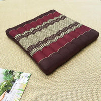 HKM-403603 Square Meditation Cushion - Versatile Cloth Futon for Family Use in Various Colors and Patterns