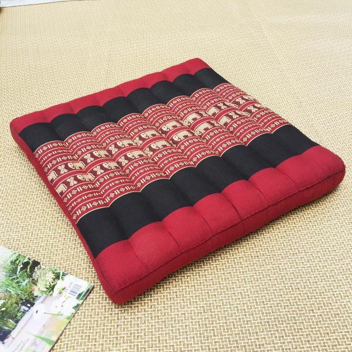 HKM-403603 Square Meditation Cushion - Versatile Cloth Futon for Family Use in Various Colors and Patterns