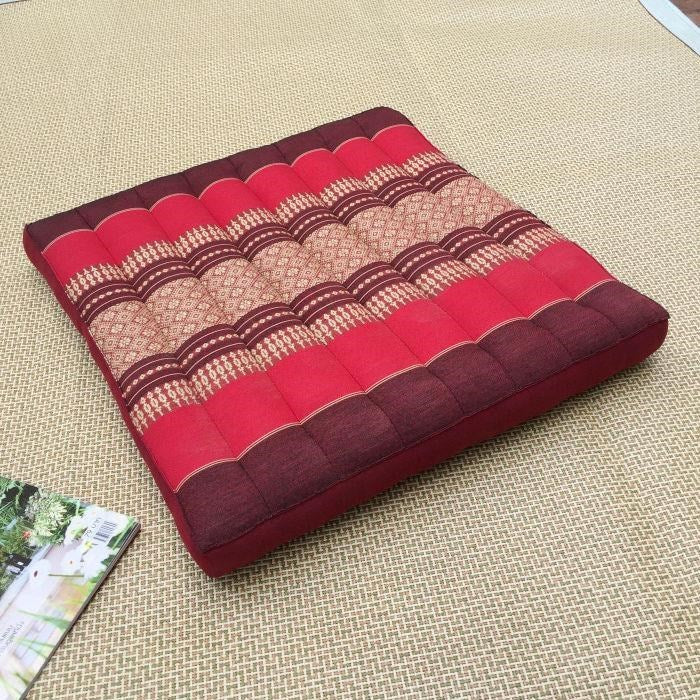 HKM-403603 Square Meditation Cushion - Versatile Cloth Futon for Family Use in Various Colors and Patterns