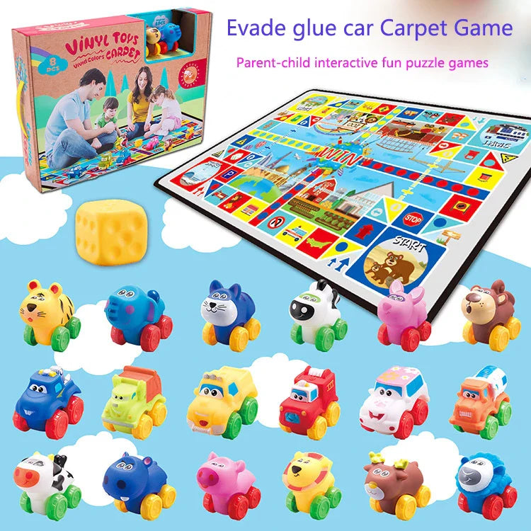 HKM-403795 Soft Plastic Educational Play Mat with Traffic Theme for Infants and Toddlers