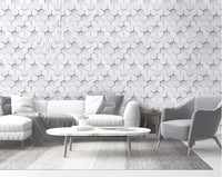 HKM-403923 Waterproof Self-Adhesive 3D Geometric Pattern Vinyl Wallpaper, 45cm x 600cm, Removable and Easy to Clean