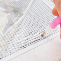HKM-404051 5D Full Diamond Painting DIY Landscape Cross Stitch Art Kit, Resin Drill, 30x40cm & 40x50cm Options
