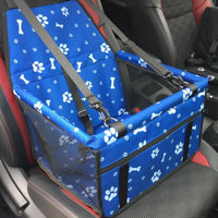 HKM-404051 Waterproof Pet Carrier Seat for Small to Medium Dogs and Cats, Durable Oxford Cloth with Adjustable Straps and Storage Pockets