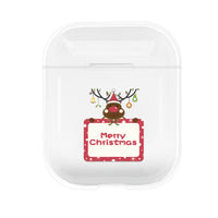 HKM-404115 Christmas Protective Cover for Apple AirPods (1st & 2nd Generation) - PC Material, Multiple Designs