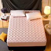 HKM-404179 Non-Slip Polyester Cotton Mattress Protector for Added Safety and Comfort