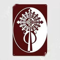 HKM-404307 Solid Wood Frameless Decorative Canvas Painting - 20x30cm & 30x40cm Options