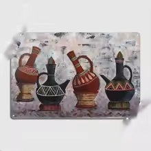 HKM-404307 Solid Wood Frameless Decorative Canvas Painting - 20x30cm & 30x40cm Options