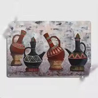 HKM-404307 Solid Wood Frameless Decorative Canvas Painting - 20x30cm & 30x40cm Options