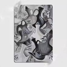HKM-404307 Solid Wood Frameless Decorative Canvas Painting - 20x30cm & 30x40cm Options