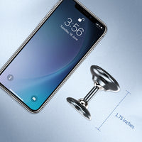 HKM-404435 Adjustable Mini Car Mobile Phone Invisible Bracket with Strong Magnetic Adsorption