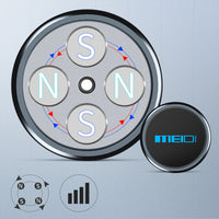 HKM-404435 Adjustable Mini Car Mobile Phone Invisible Bracket with Strong Magnetic Adsorption