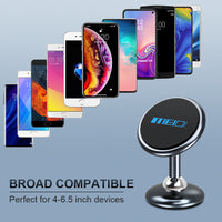 HKM-404435 Adjustable Mini Car Mobile Phone Invisible Bracket with Strong Magnetic Adsorption