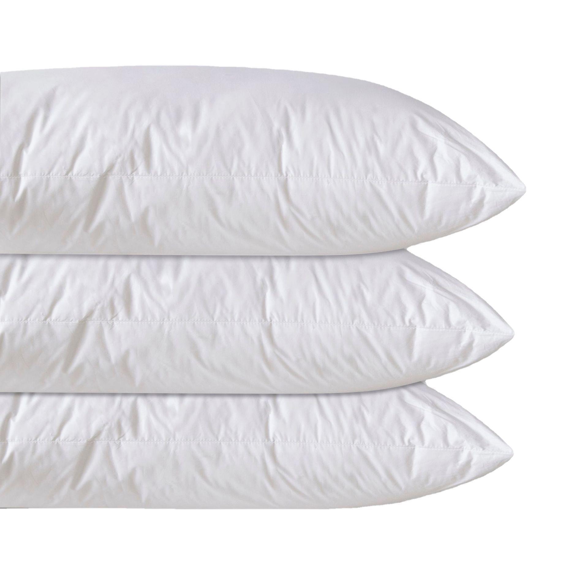 HKM-404499 Sterile Fiber Pillow with Pure Cotton Sateen Cover - Low, Medium, High Heights Available