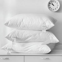 HKM-404499 Sterile Fiber Pillow with Pure Cotton Sateen Cover - Low, Medium, High Heights Available