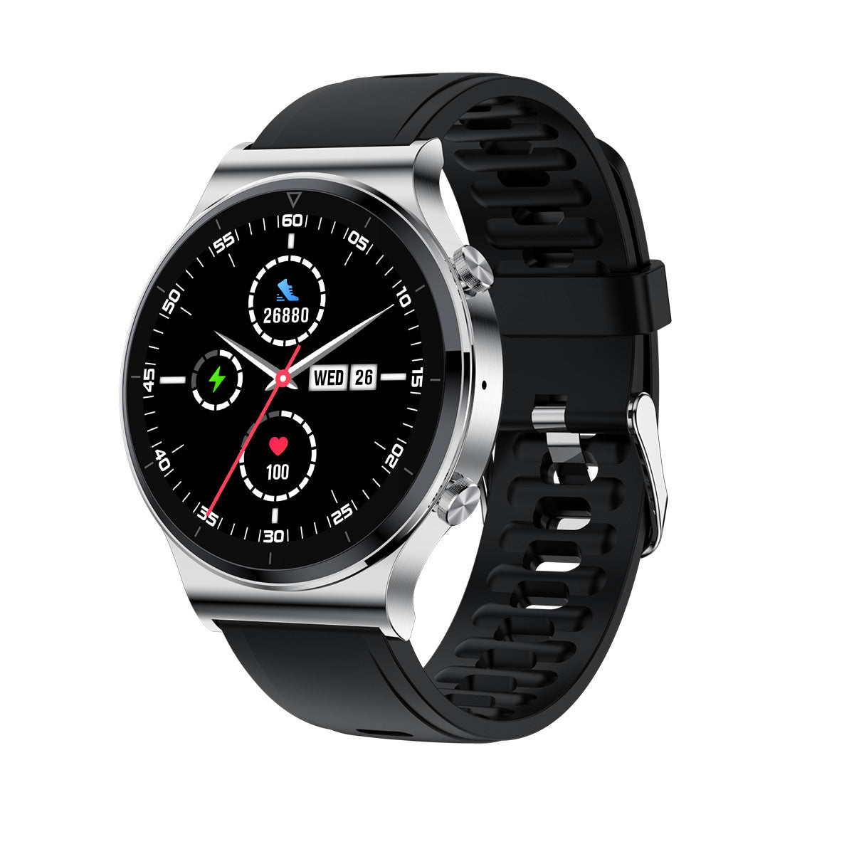 HKM-404883 Smart Multi-Sport Health Monitoring Bracelet with Bluetooth Call, Music Control, and Heart Rate Tracking