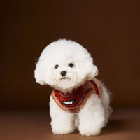 HKM-405011 Rainbow Stripes Sleeveless Sweater Vest for Pets - Blue/Red, Casual Style, Multiple Sizes Available