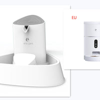 HKM-405139 Pet Dog Cat Food Dispenser Bowl with Camera Wide Angle Automatic Pet Feeder Food Bowl APP Control Pet Accessories