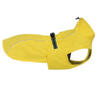 HKM-405139 Waterproof Solid Color Raincoat for Dogs - Casual Style in Lake Blue and Yellow