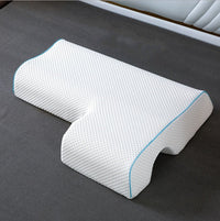 HKM-405203 Couples Arched Cuddle Pillow with Slow Rebound Memory Foam for Arm Support and Neck Comfort
