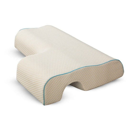 KTX-405203 Couples Arched Cuddle Pillow with Slow Rebound Memory Foam for Arm Support and Neck Comfort