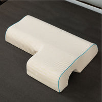 HKM-405203 Couples Arched Cuddle Pillow with Slow Rebound Memory Foam for Arm Support and Neck Comfort