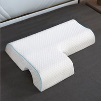 HKM-405203 Couples Arched Cuddle Pillow with Slow Rebound Memory Foam for Arm Support and Neck Comfort