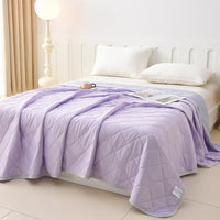 HKM-405523 Lightweight Cool Silk Summer Quilt for Air-Conditioned Rooms - Various Sizes Available