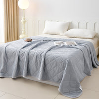 HKM-405523 Lightweight Cool Silk Summer Quilt for Air-Conditioned Rooms - Various Sizes Available