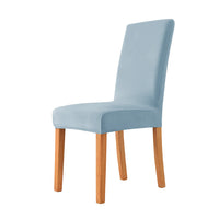 HKM-405587 Thickened Check Velvet One-Piece Chair Cover - Elastic, Anti-Fouling for Hotel & Restaurant Use