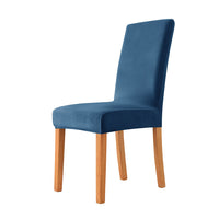 HKM-405587 Thickened Check Velvet One-Piece Chair Cover - Elastic, Anti-Fouling for Hotel & Restaurant Use