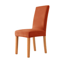 HKM-405587 Thickened Check Velvet One-Piece Chair Cover - Elastic, Anti-Fouling for Hotel & Restaurant Use
