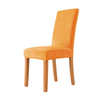 HKM-405587 Thickened Check Velvet One-Piece Chair Cover - Elastic, Anti-Fouling for Hotel & Restaurant Use