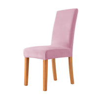 HKM-405587 Thickened Check Velvet One-Piece Chair Cover - Elastic, Anti-Fouling for Hotel & Restaurant Use