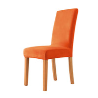 HKM-405587 Thickened Check Velvet One-Piece Chair Cover - Elastic, Anti-Fouling for Hotel & Restaurant Use