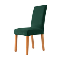 HKM-405587 Thickened Check Velvet One-Piece Chair Cover - Elastic, Anti-Fouling for Hotel & Restaurant Use
