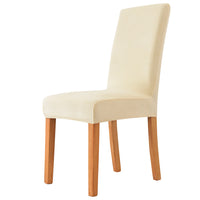 HKM-405587 Thickened Check Velvet One-Piece Chair Cover - Elastic, Anti-Fouling for Hotel & Restaurant Use