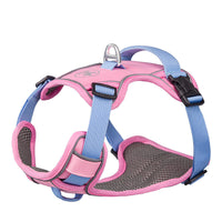 HKM-405715 Large Rainbow Anti-Slip Pet Chest Harness with Traction Rope