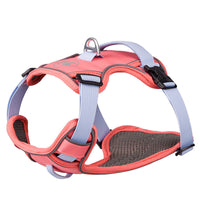 HKM-405715 Large Rainbow Anti-Slip Pet Chest Harness with Traction Rope
