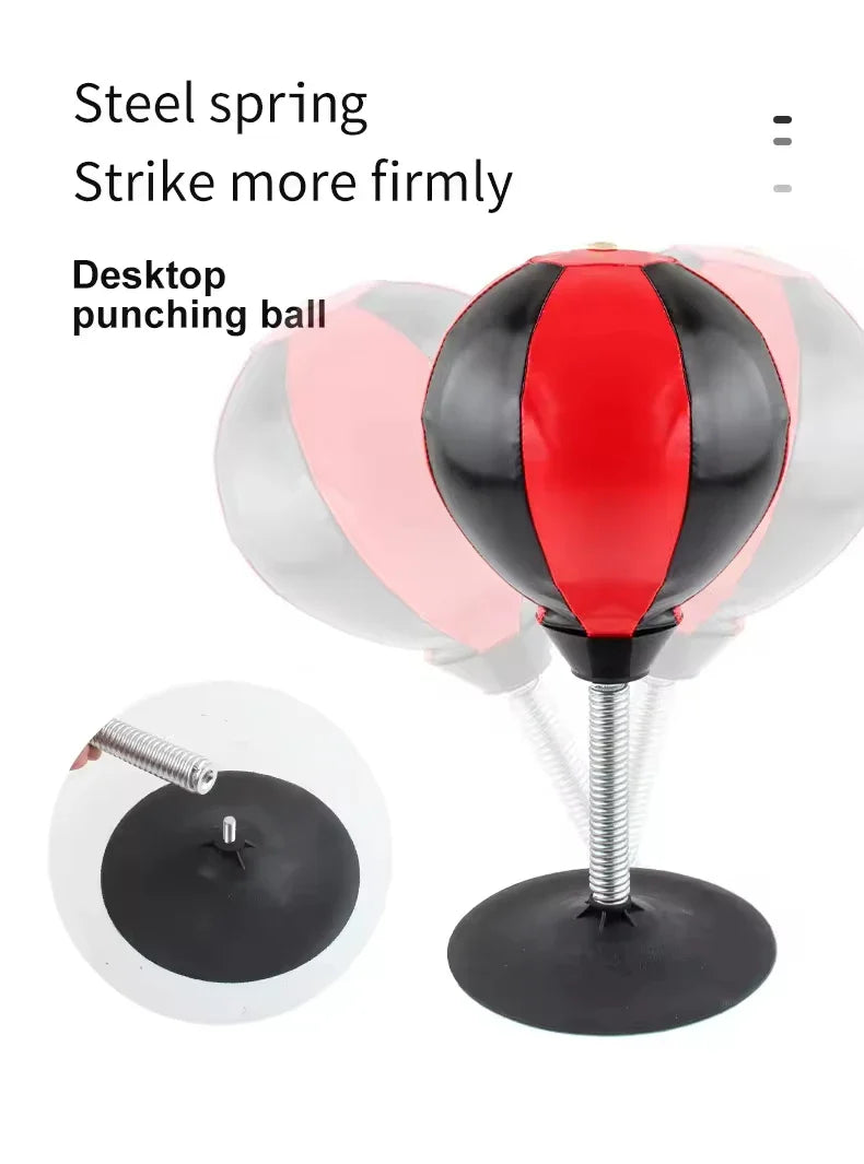 HKM-405779 Desktop Reflective Boxing Ball for Indoor Tabletop Sports Training - Family Interaction & Fun