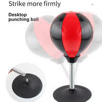 HKM-405779 Desktop Reflective Boxing Ball for Indoor Tabletop Sports Training - Family Interaction & Fun