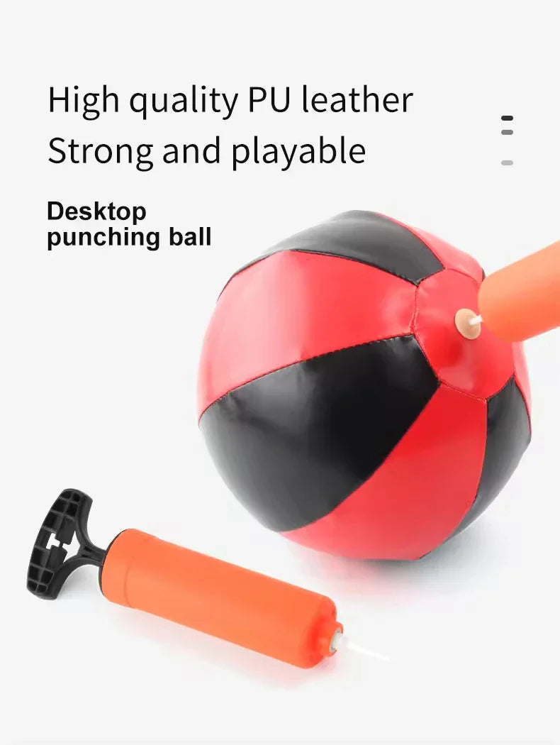 HKM-405779 Desktop Reflective Boxing Ball for Indoor Tabletop Sports Training - Family Interaction & Fun